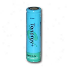 Tenergy Li-ion 18650 Cylindrical 3.7v 2600mah Flat Top Rechargeable Battery W/ Pcb