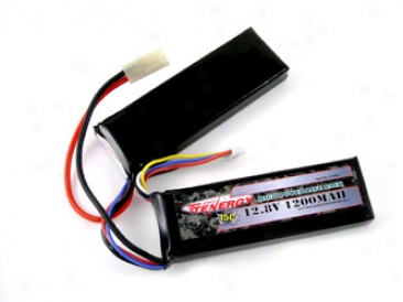 Tenergy Lifepo4 12.8v 1200mah 15c Nunchuck Airsoft Battery Pack