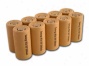 10pcs Tenergy Subc 2000mah Nicd Paper Wrapped Flat Top Rechargeable Batteries