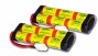 2 Packs: Tenergy 7.2v 2200mah High Power Nicd Battery Pack W/ Tamiya Connectors For Rc Cars