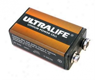 Ultralife 9v Lithium Battery U9vl-fp Foil Pack, Long Life, Plastic Casing Foil Pack