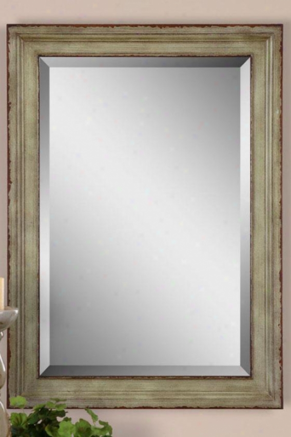 "abbey Wall Mirror - 36""hx36""w, Green"