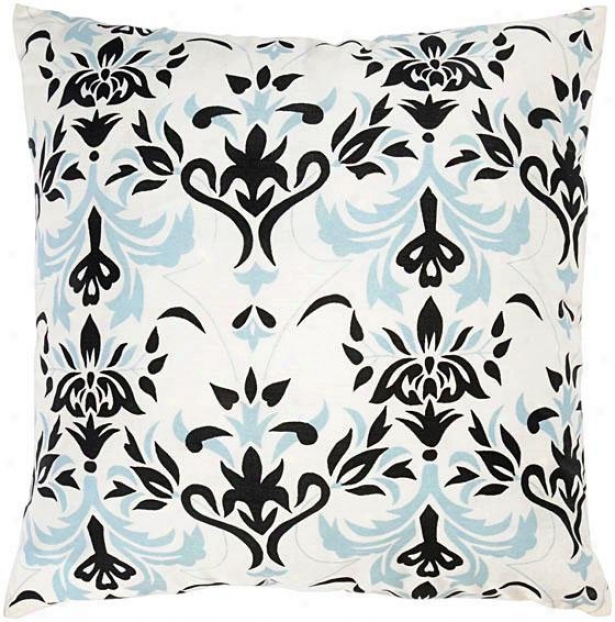 "adeline Pillow - 18""x18"", Ivory"