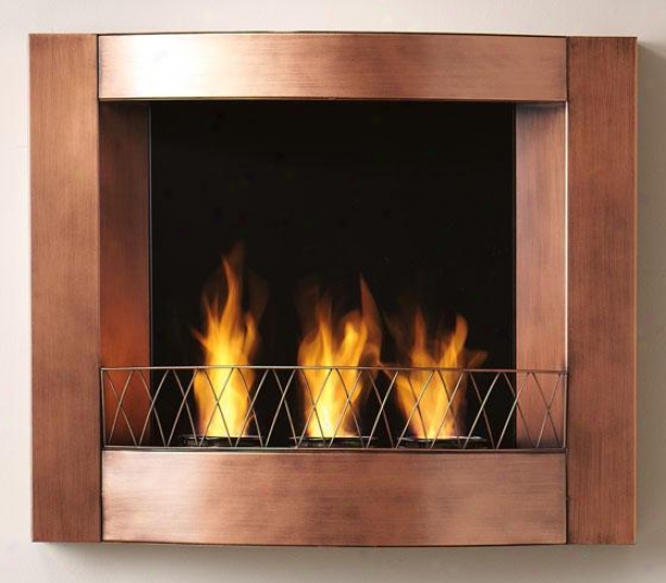 "aidan Wall A~ Fireplace - 27""wx23""hx5.5""d, Copper"