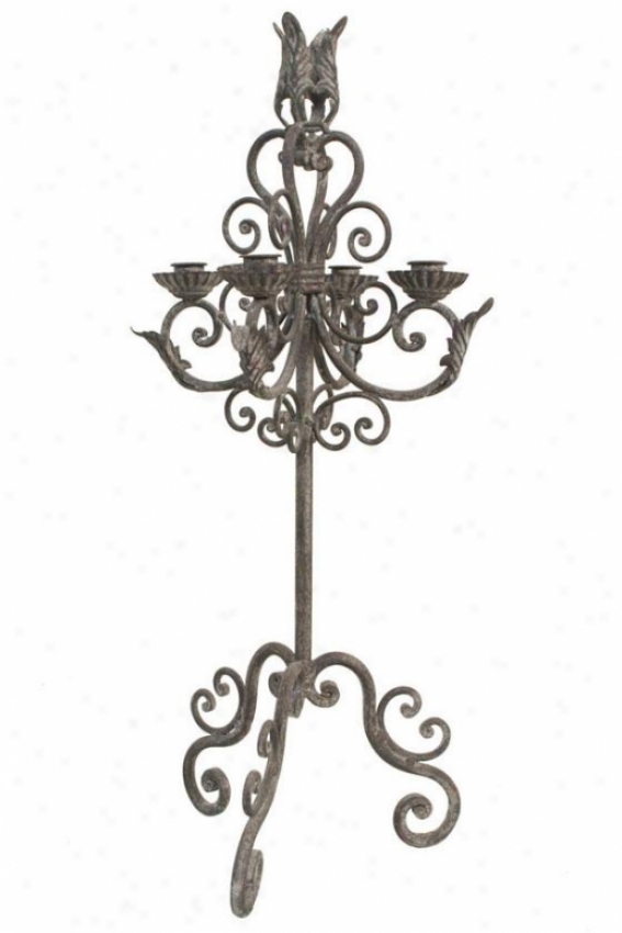 "anaya Candleholder - 26""h X 10.5""w, Brown"