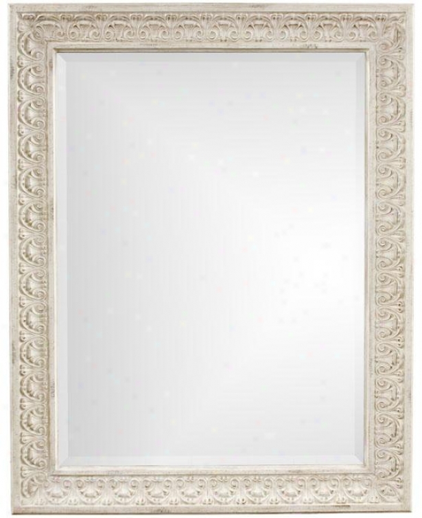 "aphrodite Mirror - 49""hx39""wx2""d, White"