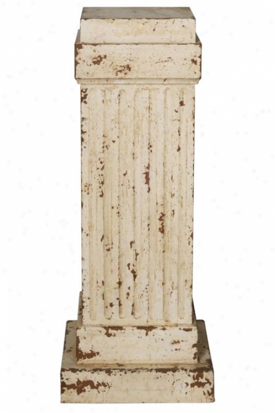 "apollo Pedestal - 17""sqx42.5""h, Ivory"