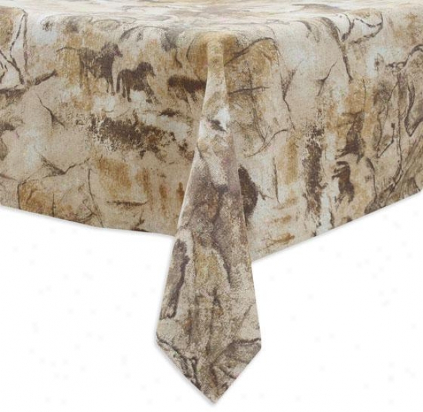 "archaeology Collection Table Coth - Tblclth 54x96"", Archaeology Tan"