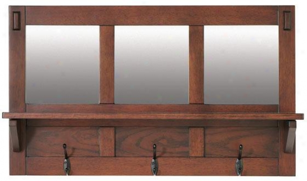 "artisan Wall Shelves - 30wx8dx18h"", Brown Oak"