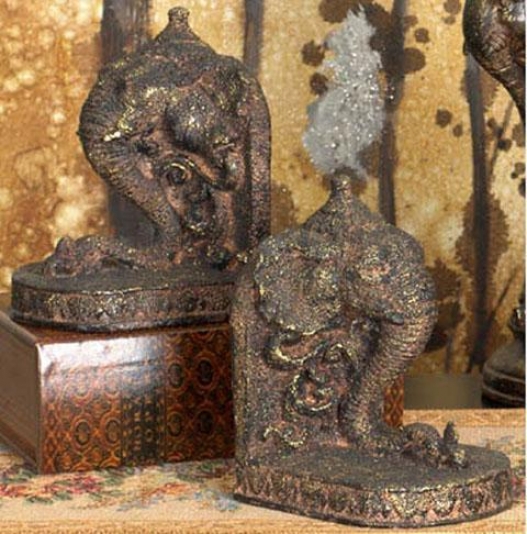 Asian-inspired Bookends - Set Of 2 - Set Of 2, Multi