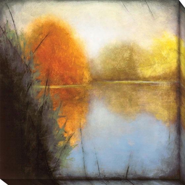 Autumn Fen I Canvas Wall Art - I, Blue