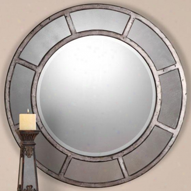"avila Wall Mirror - 36""hx36""w,, Silver"