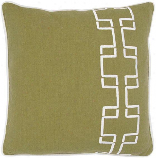 "barberry Pillow - 18""x18"", Green"