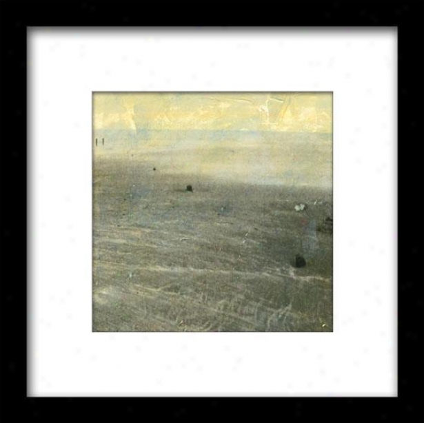 Beach Series Ii Framed Wall Art - Ii, Matted Black