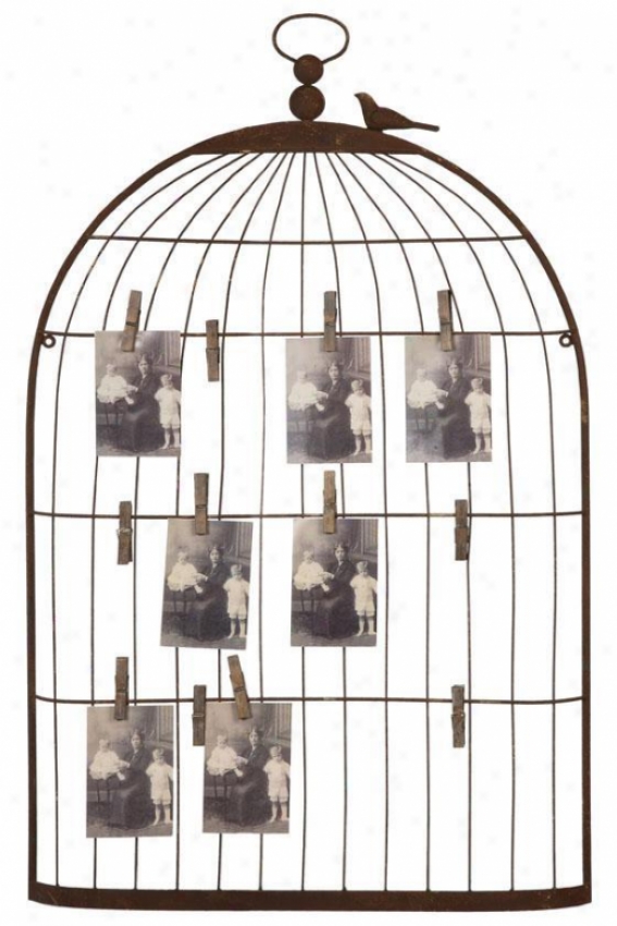 Birdcage Card Owner - 22x2, Bronze