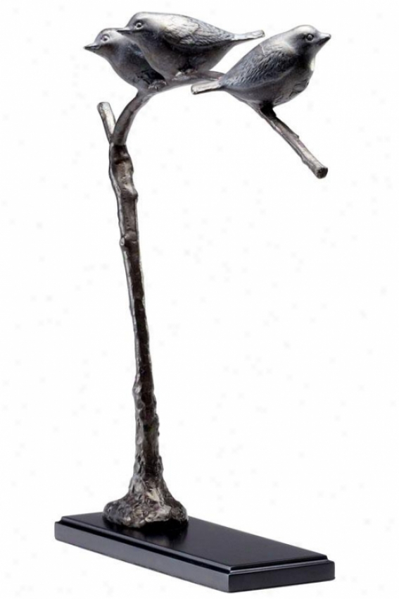 "bidrs On A Limb - 17""hx14""wx4""d, Bronze"