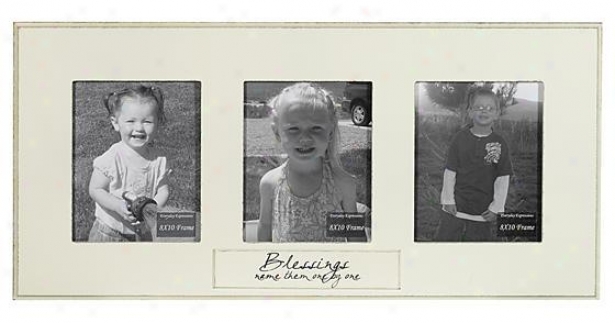 Blessing Name Them One By One Frame - 8 X 10 - 3(8x10), Ivory