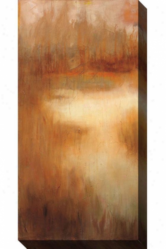 Brownwood Path I Canvas Wall Art - I, Tan/rust