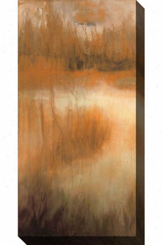 Brownwood Road Ii Canvas Wall Art - Ii, Tan/rust