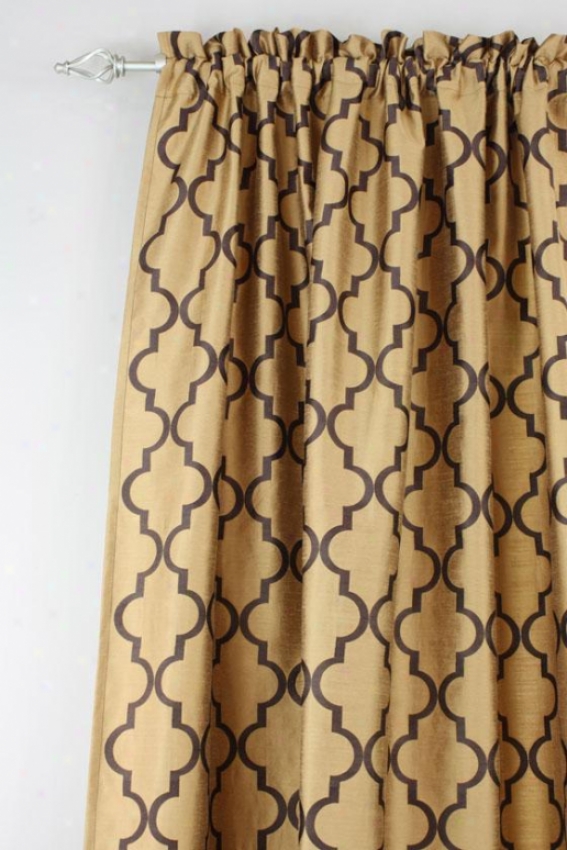 "callaway Accumulation Curtain Panels - Rod Pocket Unlined Panel, 54x108" ", Decade Bronze"