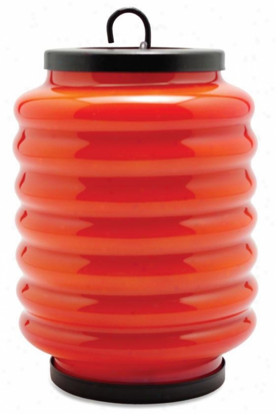 "calypso Lantern - 6""hx4""diameter, Orange"