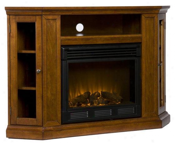 "camden Convertible Media Fireplace - 48""wx32""hx16""d, Maroon"