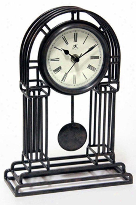 "cathedral Mantel Clock - 11.5""hx8""w, Black"