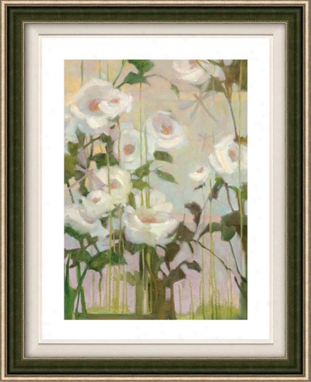 Ceremony Roses I Framed Wall Art - I, Floated Silver