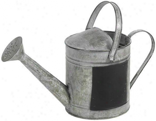"chalk Watering Can - 8""h, Slate Grey"