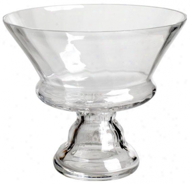 "Clarify Glass Bowl - 7""x88"", Clear Glass"