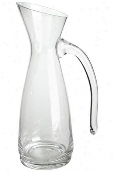 "clear Glass Pitcher - 11.5""x3.5"", Clear Glass"