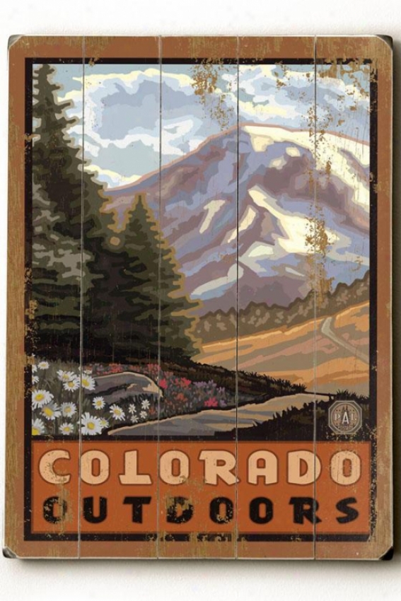 "colorado Abroad - 20""h X 14""2w, Multi"