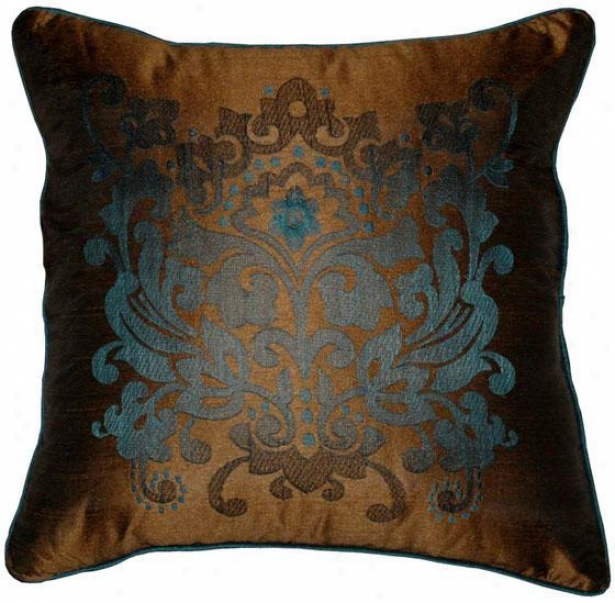 "crestwood Pillow - 18""x18"", Brown"