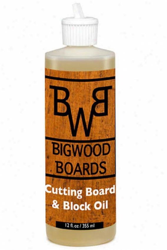 Cutting Board And Block Oil - 12oz., Clear