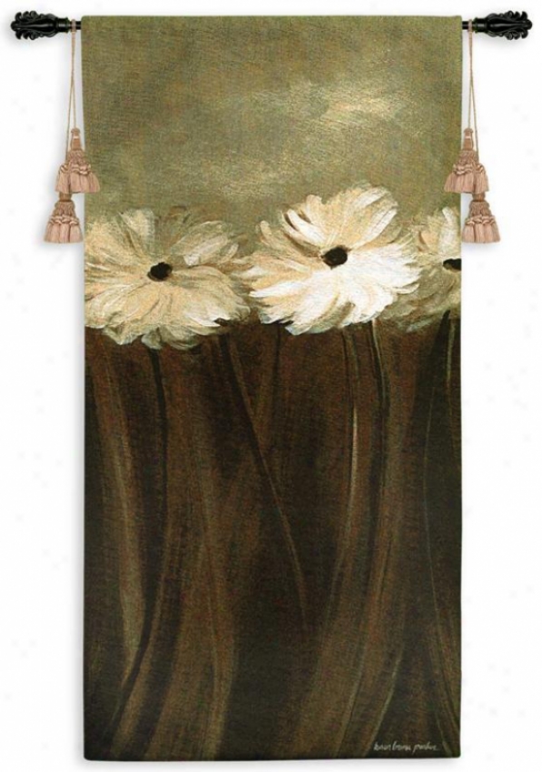 "daisy Bouquet Tapestry - 50""hx26""w, Multi"