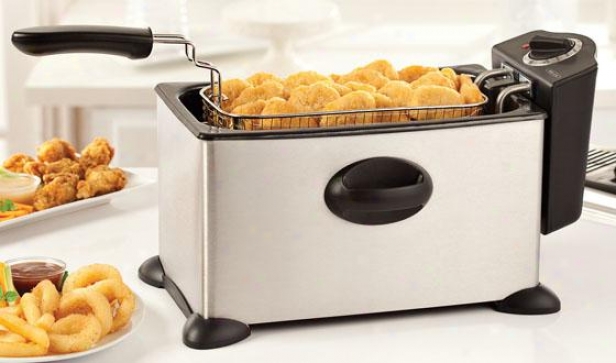 "deep Fryer - 11""hx11""wx17""d, Silver"