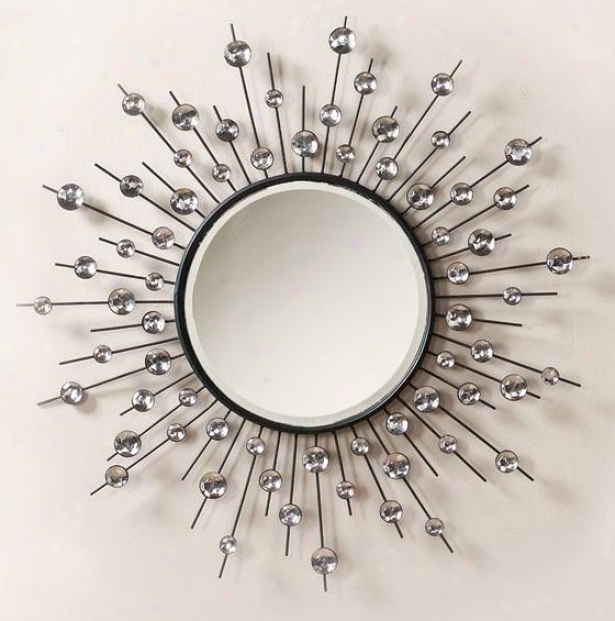 "Brilliant Mirror - 32"", Black"