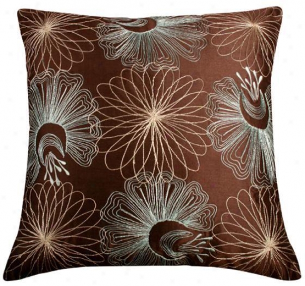 Dresden Pillow - 18x18, Brown