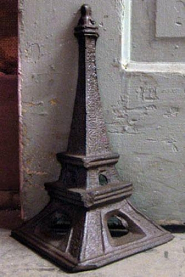 "eiffel Tower Doorstop - 10.75""hx7.5""w, Bronze"