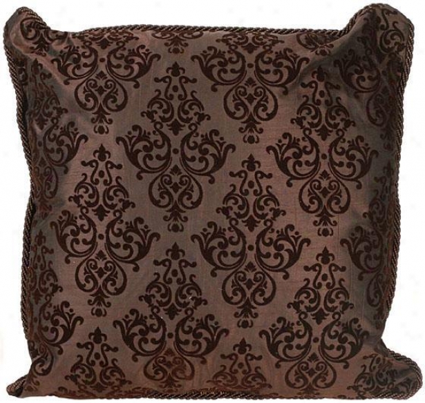 "elaine Pillow - 16"" Just, Choocolate Brown"