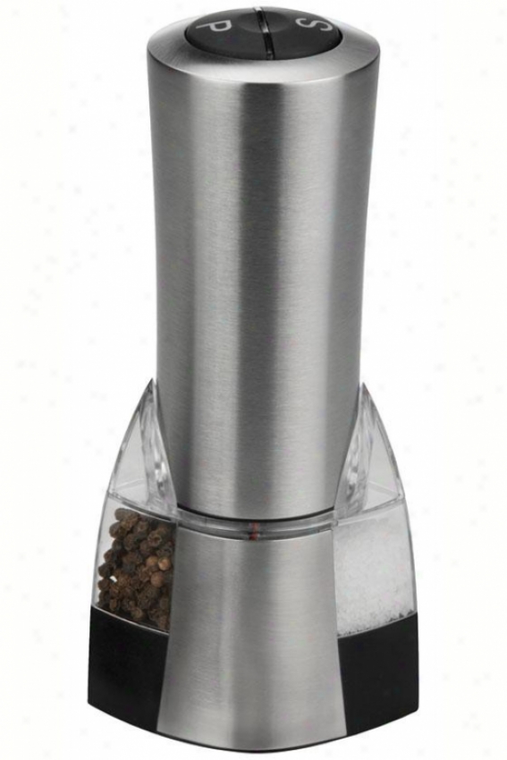 Electric Peppermill C0mbo - .738hx2.25wx3.3, Silver