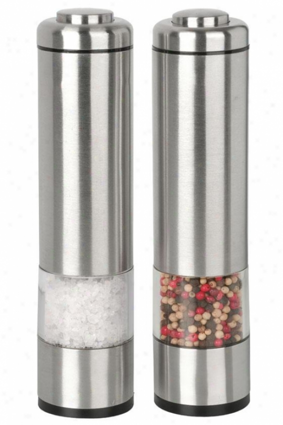 Electrif Peppermill Set - 8.38hx2wx2d, Soft and clear 