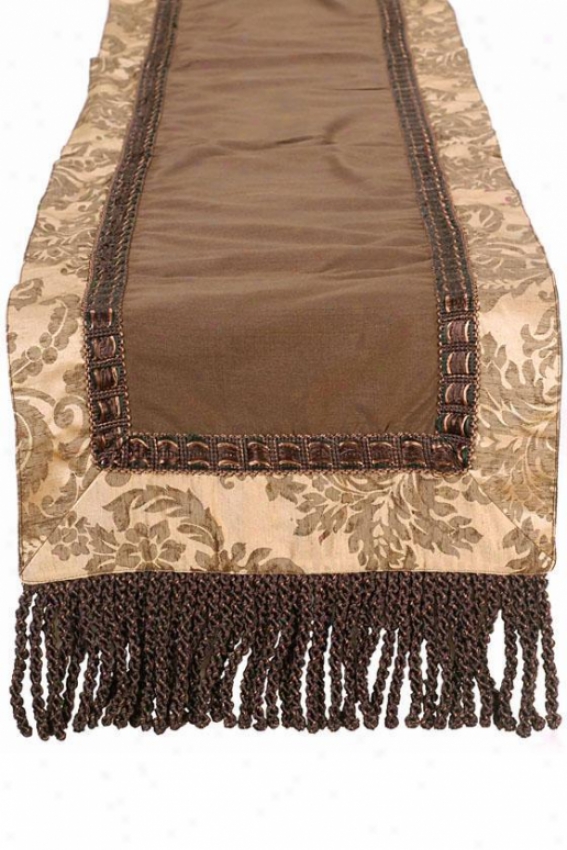 "elegance Table Runner - 12""hx72""w, Brown"