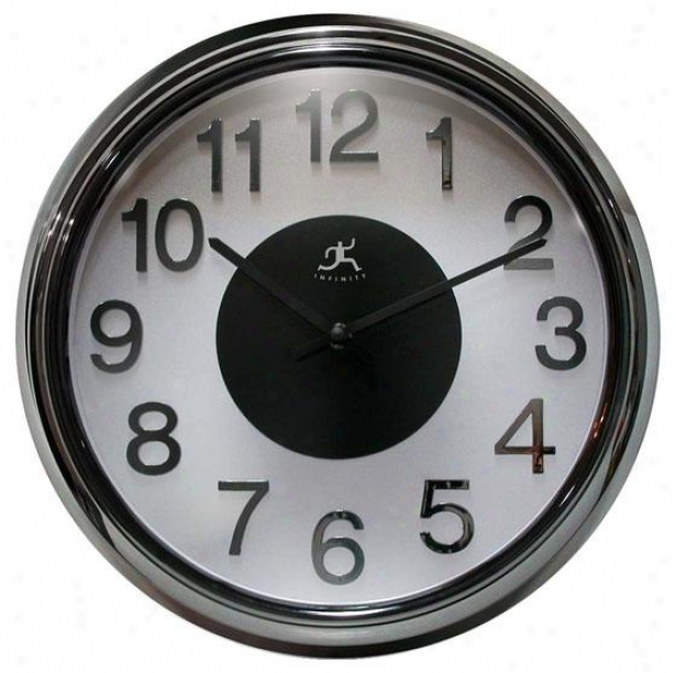 "elektric Unimpassioned Wall Clock - 15""hx15""w, Black Drop"