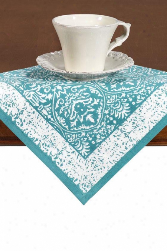 Elicia Napkins - Set Of 4 - Elicia Design, Teal