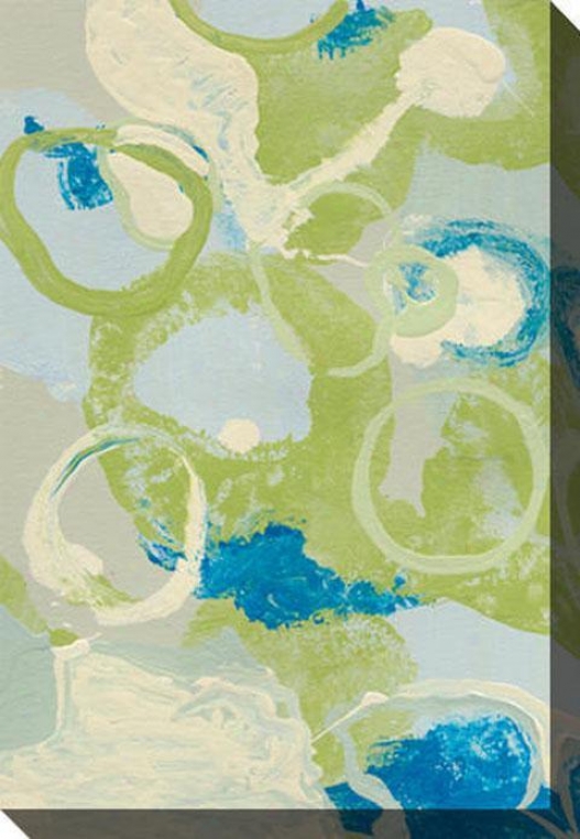 Emerging Impression Iv Canvas Wall Art - Iv, Green