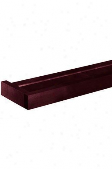 "euro Fl0ating Wall Shelf - 36""w, Crimson Red"