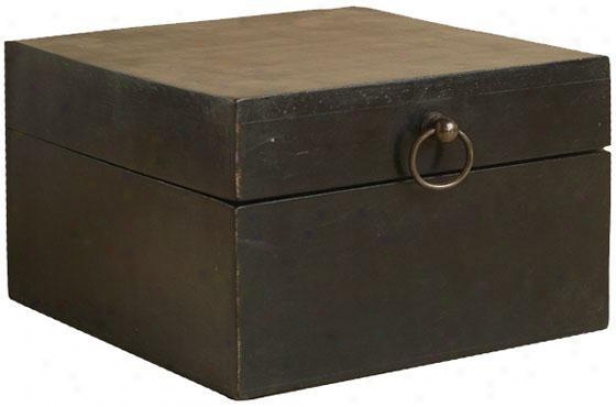 "felix Wood Box - 8""lx5""h, Black"