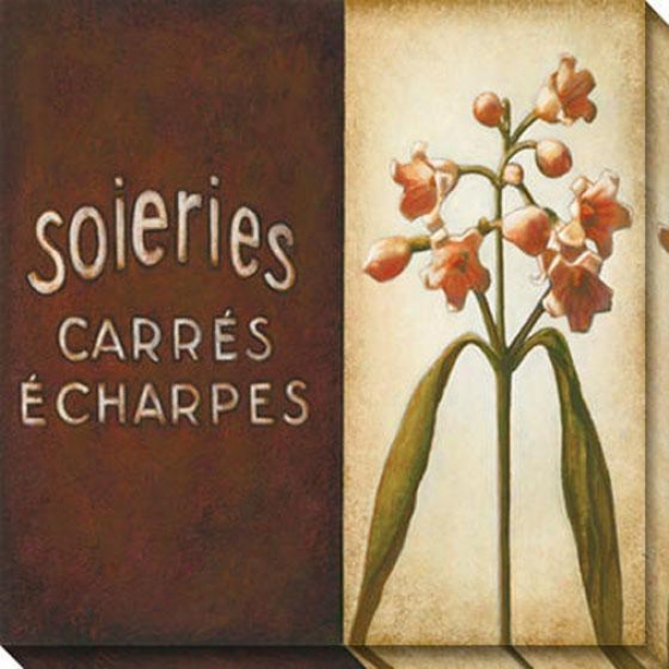 Flower Market Ii Canvas Wall Art - Ii, Soieries