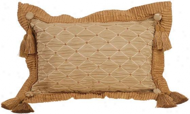 "francine Pillow - 12""hx18""w, Ivory"